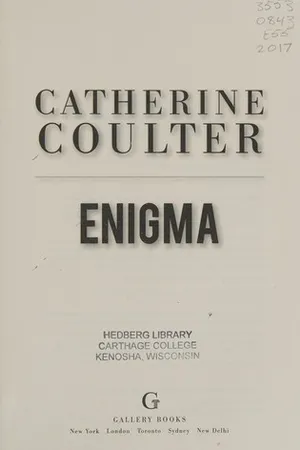 Enigma (FBI Thriller, #21)