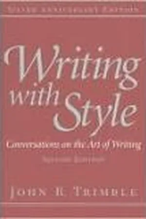 Writing with Style: Conversations on the Art of Writing