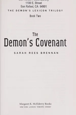 The Demon's Covenant (The Demon's Lexicon, #2)