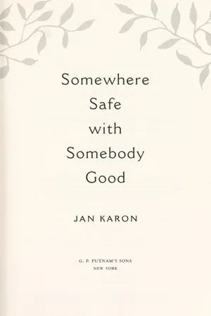 Somewhere Safe with Somebody Good (Mitford Years, #12)