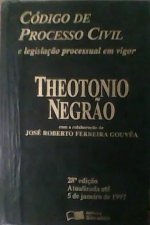 Código de Processo Civil e Legislação Processual em Vigor