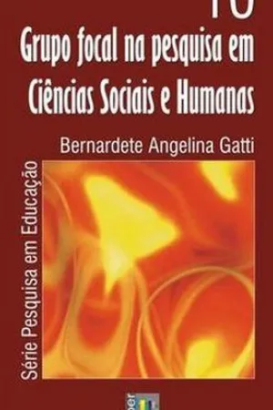 Grupo Focal na pesquisa em Ciências Sociais e Humanas