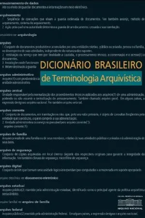 Dicionário Brasileiro de Terminologia Arquivística