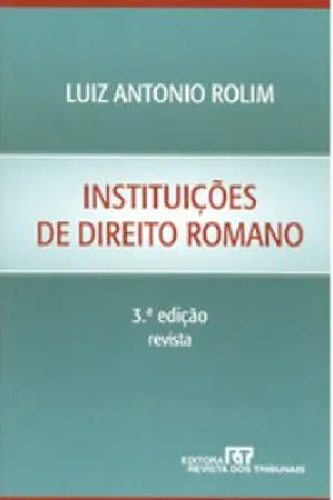 Instituições de Direito Romano