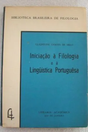Iniciação à Filologia e à Lingüística Portuguesa
