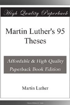 Martin Luther's 95 Theses