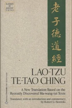 Lao Tzu: Te-Tao Ching