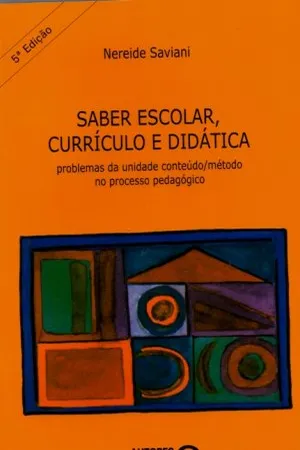 Saber escolar, currículo e didática