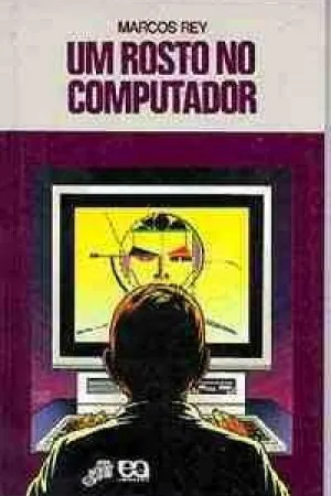 Um rosto no computador