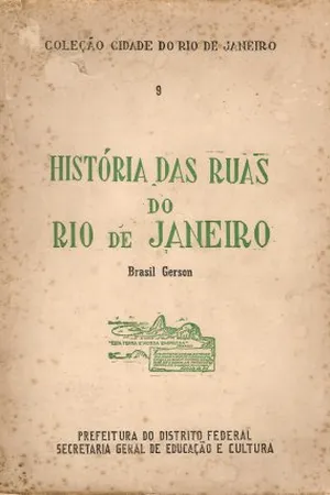 História das Ruas do Rio de Janeiro