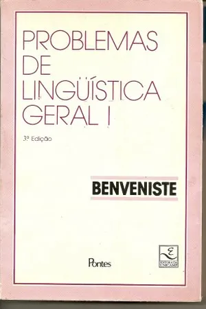 Problemas de linguística  geral I