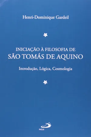 Iniciação à Filosofia de São Tomás de Aquino
