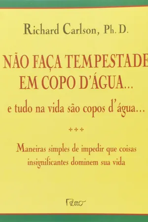 Não Faça Tempestade Copo D'Água...