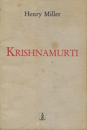 Krishnamurti
