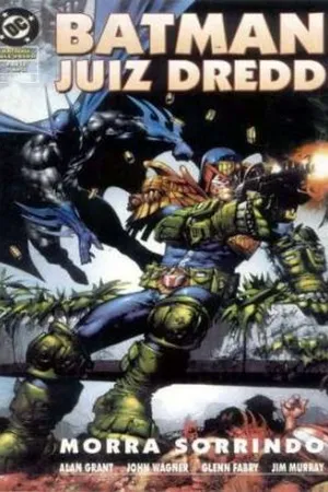 Batman Juiz Dredd Morra Sorrindo