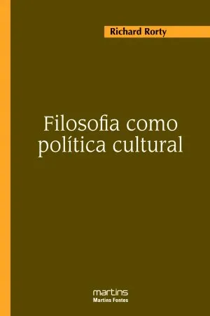 Filosofia como política cultural