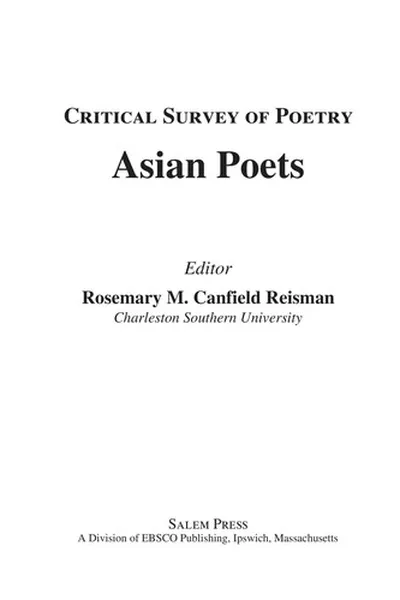 Capa de Asian poets