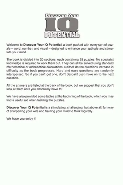 Capa de Discover your IQ potential