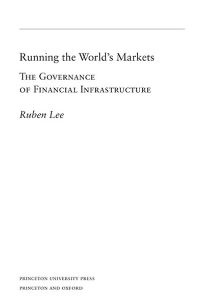 Capa de Running the world's markets