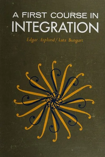 Capa de A first course in integration