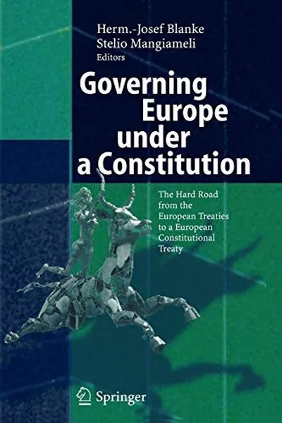 Capa de Governing Europe under a constitution