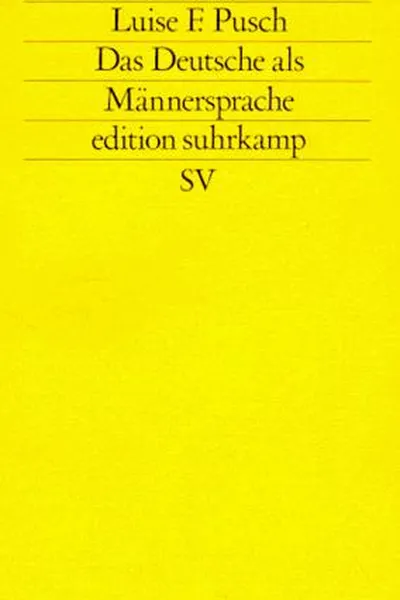 Capa de Das Deutsche als Mannersprache