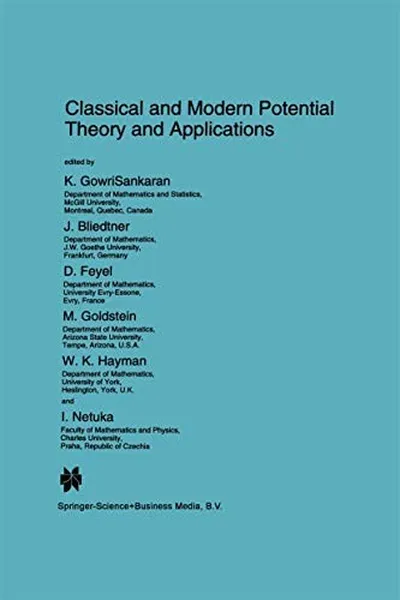 Capa de Classical and Modern Potential Theory and Applications