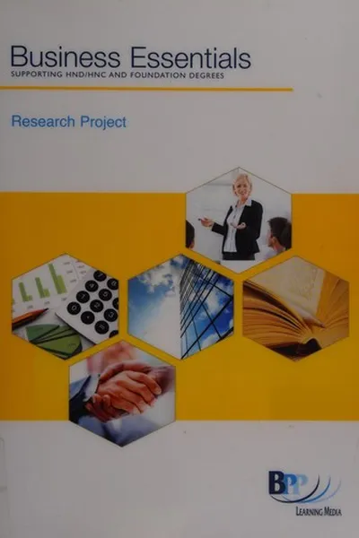 Capa de Research project