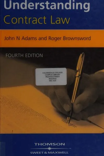 Capa de Understanding contract law