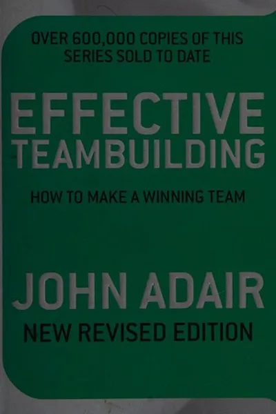 Cover of Effective teambuilding