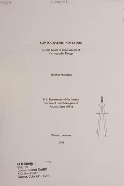 Capa de Cartographic notebook