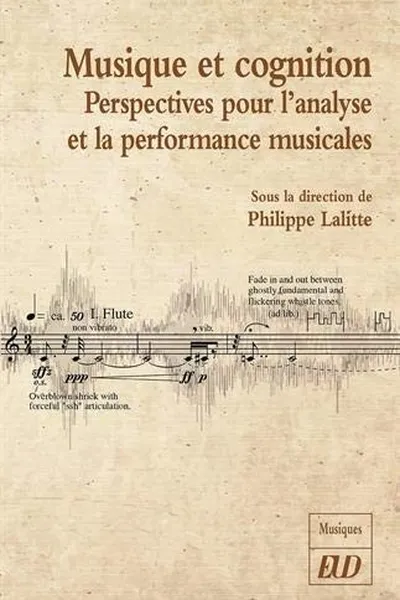 Capa de Musique et cognition