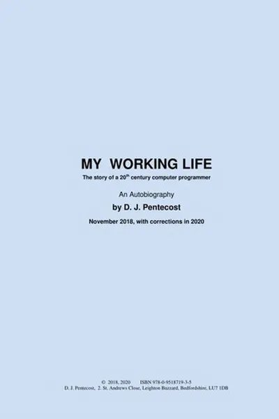 Capa de My Working Life