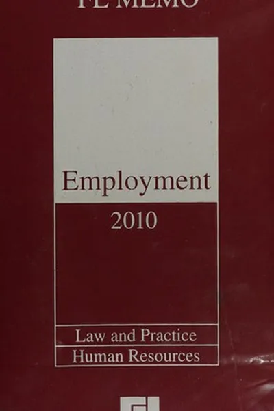 Capa de Employment 2010
