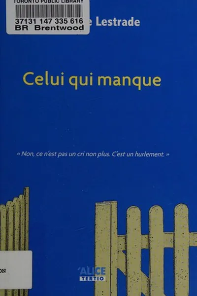 Capa de Celui Qui Manque