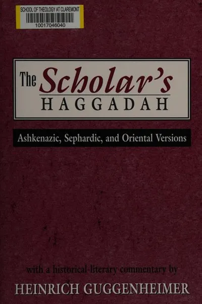 Capa de The scholar's Haggadah