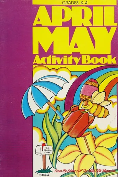 Capa de The April/May activity book