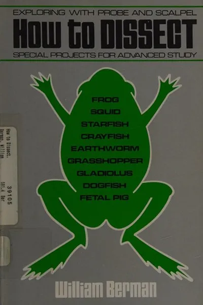 Capa de How to dissect