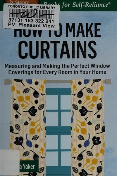 Capa de How to make curtains