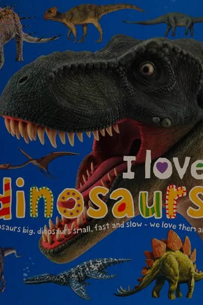 Capa de I love dinosaurs
