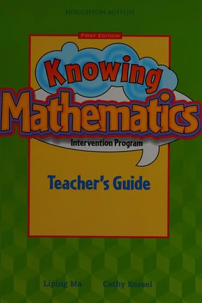 Capa de Knowing mathematics
