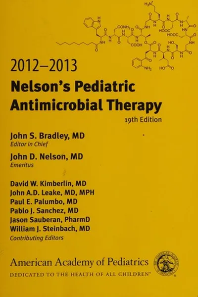 Capa de Nelson's pediatric antimicrobial therapy