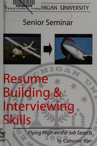 Capa de Resume building and interviewing skills