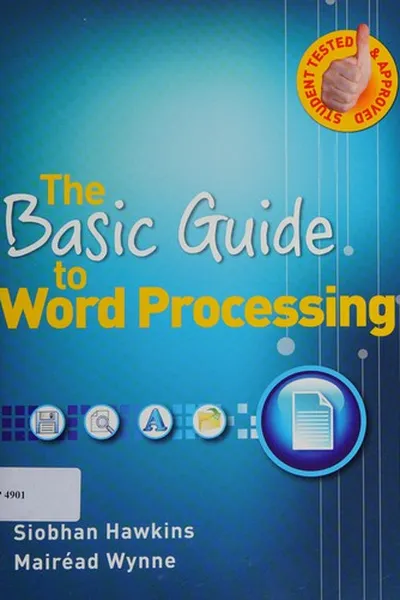 Capa de The basic guide to word processing