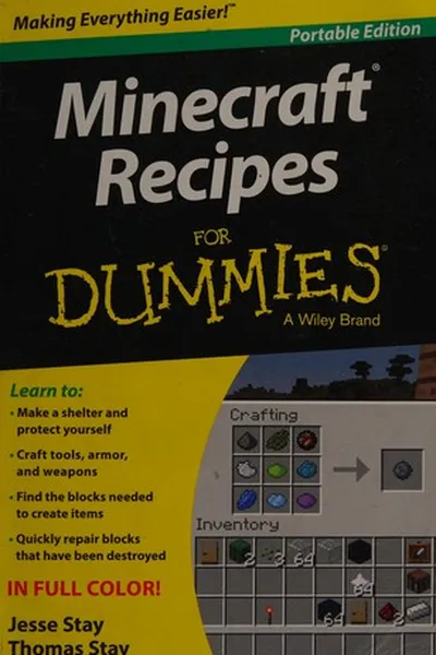 Capa de Minecraft recipes for dummies
