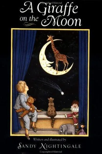 Capa de A giraffe on the moon