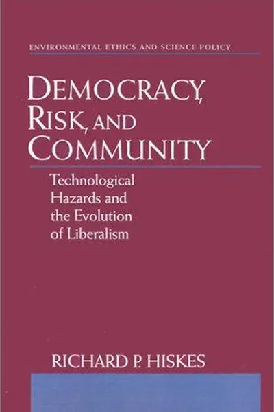Capa de Democracy, risk, and community
