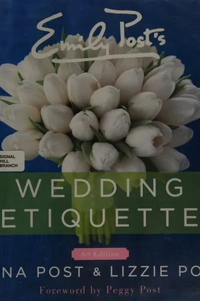 Capa de Emily Post's wedding etiquette