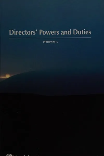 Capa de Directors' powers and duties