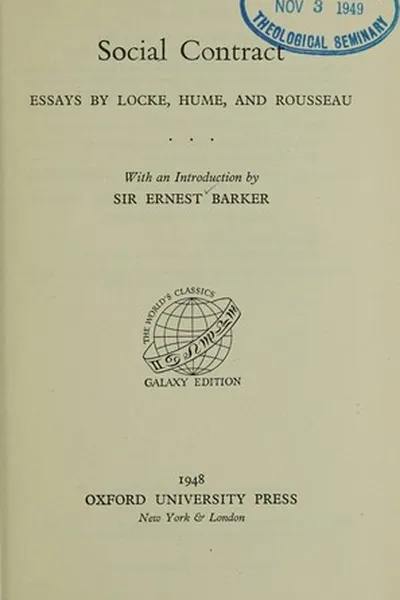 Cover of Social Contract